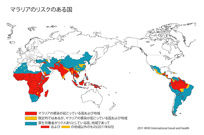 コレラ感染地域